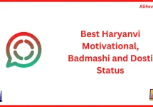 Haryanvi Badmashi Status