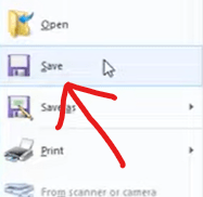 Save Options in paint